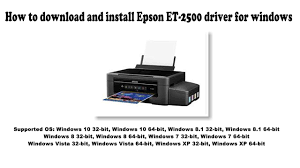 This file contains the epson event manager utility v2.30.01. Epson Et 2500 Driver And Software Free Downloads Epson Drivers