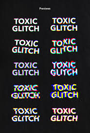 Toxic Potion Glitch Effects Pack Filtergrade Glitch Effect Glitch Glitch Text