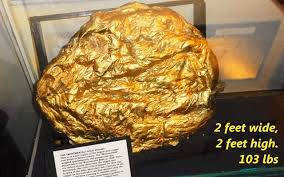 The Largest Gold Nugget Ever Found In California Gold Nugget Gold Prospecting Gold Mining