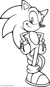 happy sonic the hedgehog free printable coloring pages coloring cool