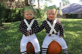 With A Little Bit Of Face Paint And Temporary Hair Chalk Your Little Twins Can Be Frolic Through Candy Land As Adorable Oompa Loompas