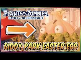 Giant Garlic Easter Egg In Giddy Park Plants Vs Zombies Battle For Neighborville Plants Vs Zombies Easter Eggs Battle