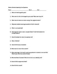 Christmas worksheets and online activities. Modern Marvels Worksheets Teaching Resources Tpt