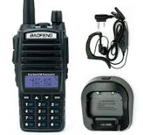 BaoFeng UV-82C Dual-Band 136-174/400-520 MHz FM Ham Two-Way Radio,  Transceiver, HT with Battery, Earpiece, Antenna, Charger