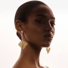 Luisa Rosas Luz Ohrringe Gold mit Diamanten L LRLZ187