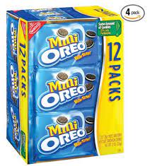 Amazon Com Oreo Mini Cookies Multipack 12 Count Pack Of 4 Only 14 90 Makes Each Pkg Only 3 73 Chocolate Sandwich Oreo Mini Oreo