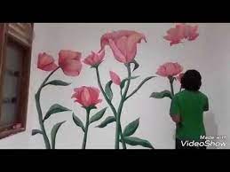 Check spelling or type a new query. Lukis Dinding Tembok Motif Bunga By Ekiparis Mural Youtube