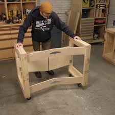 Saturday Morning Workshop Folding Mobile Workbench Mobile Workbench Woodworking Projects Diy Folding Workbench
