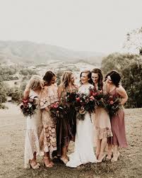 Pink Ivory Neutral Mismatched Bridesmaids Dresses Bridesmaid Australia Wedding Mismatched Bridesmaids