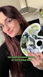 Les couleurs pour Totoro à l’arrêt Chat-Bus