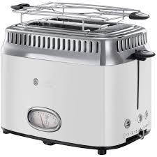21683 56 Toaster Grille Pain Retro 3 Fonctions Temperature Ajustable Rechauffe Viennoiserie Design Vintage Blanc Achat Vente Grille Pain Toaster Cdiscount