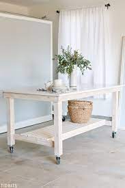 See more ideas about kitchen design, new kitchen, kitchen remodel. Diy Rolling Work Table Kitchen Island Tidbits