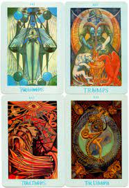 Maybe you would like to learn more about one of these? Aleister Crowley Tarot The Sombre Luminary The World Of Playing Cards