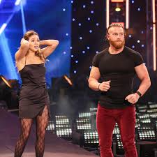 She has been beating up murphy with kendo sticks and she was seen slapping dominik mysterio as well. Peyton Royce Push Over Possible Mysterio Family Spoiler