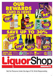 Shoprite Liquor Our Rewards Card Is Here 23 October 08 November 2020 M Guzzle Co Za