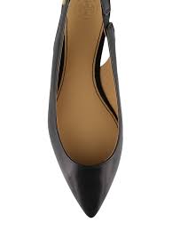 Flat Shoes Tory Burch Kira Leather Flat Slingbacks 57234004