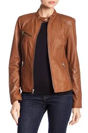 Andrew Marc Felicity Leather Moto Jacket Hautelook Stylish Leather Jacket Stylish Jackets Women Leather Jacket