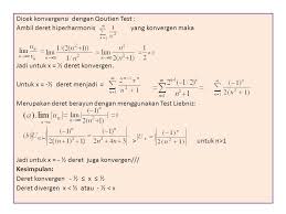 Check spelling or type a new query. Interval Konvergensi Deret Kuasa Ppt Download