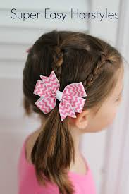 Very Easy Hair Styles For Girls From Toddlers To School Age Easy Hairstyles For Kids Girls Hairstyles Easy Easy Hairstyles