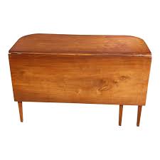 The leaf is 12 inches in width a scarce oversized example of the børge mogensen danish modern model 840 teak and oak drop leaf dining table measuring a massive 83.88 inches in. Antique Federal Hepplewhite Single Drop Leaf Gate Leg Game Table Dining Table Deco2modern Mid Century Modern Furniture