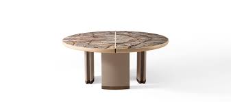 Giorgetti Made In Italy Gordon Table Project By Roberto Lazzeroni Round Dining Table Table Furniture Dining Table