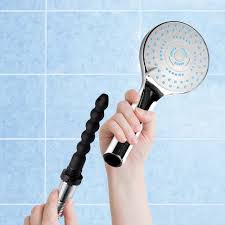 Shower Head with Silicone Enema Nozzle Discreet Anal Douche