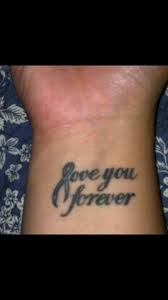 Love You Forever Tattoo Cancer Ribbon Tattoos Cancer Tattoos Awareness Tattoo