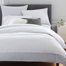 West elm tencel metallic dots jacquard king duvet cover nwt! Pottery Barn West Elm 100 Organic Painted Swirl Bed Duvet Cover King Shams Euro Home Garden Bedding