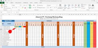 Cara Praktis Membuat Absensi Otomatis Di Microsoft Excel