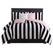 Black And White Striped Bed Skirt Online Shopping Bedding Furniture Electronics Jewelry Clothing More In 2020 Comforter Sets Black Pillows Comforters