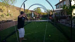 If you need a place to practice we have limited availability for cages and weekend availability for field. Backyard Batting Cage Youtube