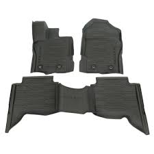 Oem New 2019 Ford Ranger Crew Cab All Weather Tray Style Rubber Floor Mats Set Ford Ford Ranger 2019 Ford Ranger 2019 Ford