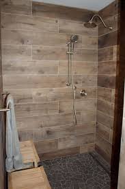 Or, if you don't want to be bothered by decoration, you also can use this method. 33 Wood Tile Bathroom Ideas Wood Tile Shower Designs