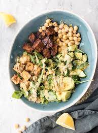 High Protein Vegan Salad Bowl Recipe Vegan Salad Bowl Protein Salad Vegetarian Salad Recipes