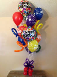 Happy Birthday Flowers And Balloons Pictures Birthday Balloon Bouquet Balloon Display Balloon Bouquet Birthday Balloons