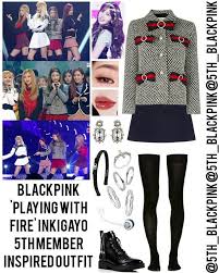 Rark yeyทna ˏˋ ˎˊ kpop outfits outfit inspirations kpop fashion outfits. Blackpink 5th Member Outfits On Instagram Blackpink Playing With Fire 5th Member I Outfit Inspirations Kpop Fashion Outfits Bts Inspired Outfits
