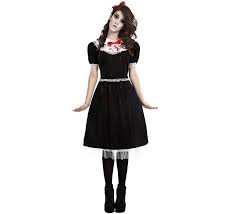 Compuesto por una camiseta monocolor con el cuello con detalles en color verde y una llave dorada fabricada en goma eva, una falda a rayas multicolores y tirantes a juego. Disfraz De Muneca Gotica Para Mujer