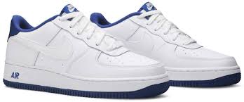 Flying high since 1982, the nike air force 1 is a timeless classic. Air Force 1 Gs White Deep Royal Blue Nike Cd6915 102 Goat