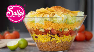 Mexikanischer Partysalat Taccosalat Nachosalat Partyrezept Sallys Welt Youtube