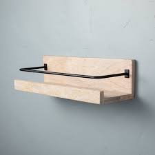 Jar candle with wood lid. Wood Wall Shelf Hearth Hand With Magnolia Target