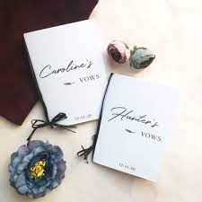 Wedding Vows Card Hello Snowflake Designs In 2021 Wedding Stickers Wedding Keepsakes Wedding Vows