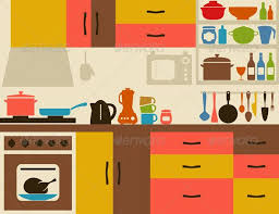 Kitchen Kitchen Background Cup Design Design