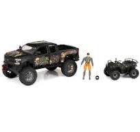 Adventure Force Outdoor Adventure Vehicle Silverado Truck, ATV, Blue Child  3 and up