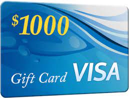 It's easy to get a visa prepaid card and there's. Download Win A 1 000 Dollar Visa Gift Card Easy And Quick 1000 Dollar Gift Card Png Image With No Background Pngkey Com