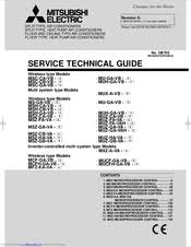 mitsubishi electric msc ga25vb manuals
