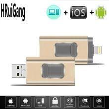 4 In 1 Pen Drive Otg Usb Flash Drive 3 0 Type C For Iphone Ipad Android Smartphone Tablet 16g 32g 64g 128g 8gb Pendrives Memory In 2020 With Images Pen Drive Flash Drive Usb