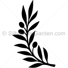 Olive Branch Silhouette Silhouette Clip Art Olive Branch Clip Art
