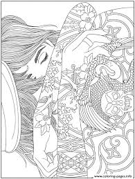 This compilation of over 200 free, printable, summer coloring pages will keep your kids happy and out of trouble during the heat of summer. Free Hard Woman Tatto Mandala Coloring Pages Printable