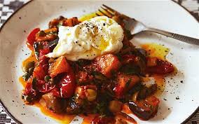 Squash And Aubergine Caponata With Burrata Recipe