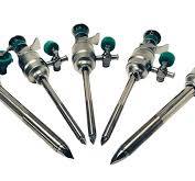 Laparoscopic Trocar Cannula Instrument Set 5mm 10mm 12mm 15mm 110mm-170mm  5Pc